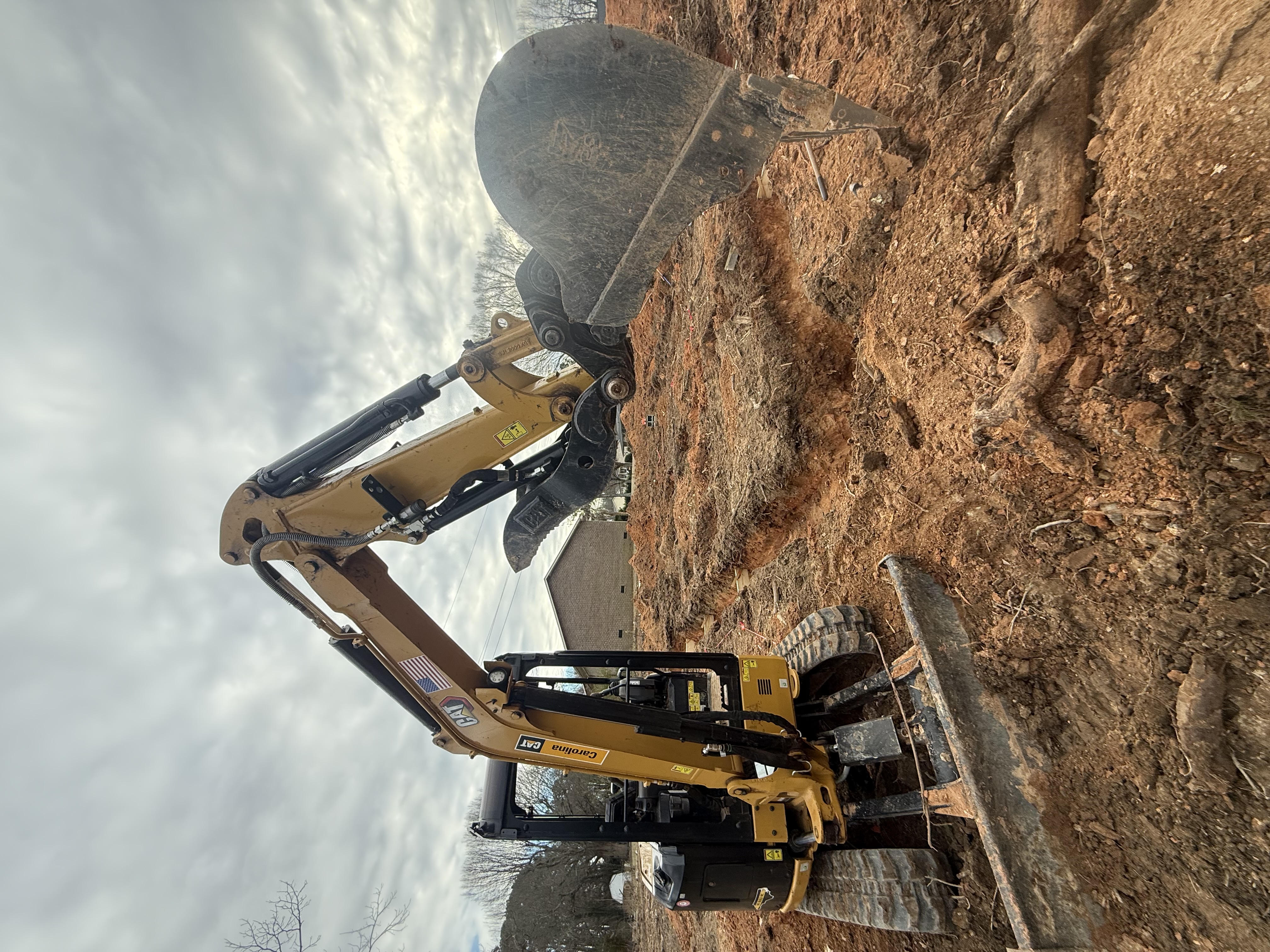 Completed grading project